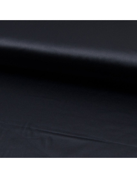 Stretch satin fabric - Navy blue
