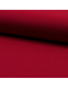 Dark red viscose milano jersey fabric