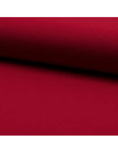 Dark red viscose milano jersey fabric