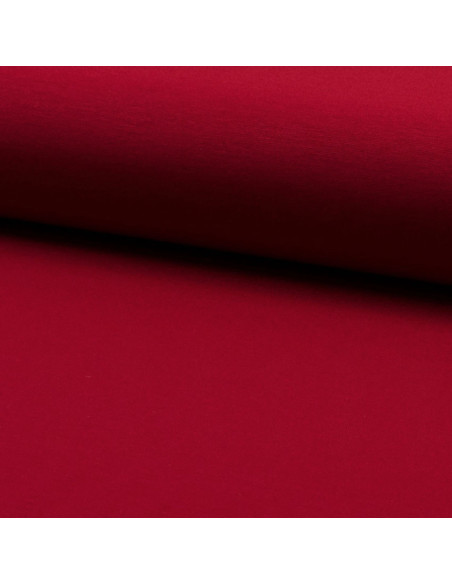 Dark red viscose milano jersey fabric