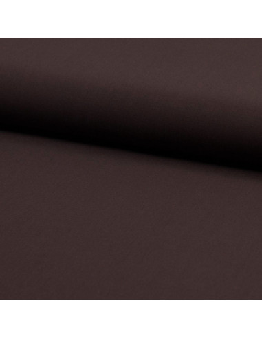 Dark brown viscose twill fabric