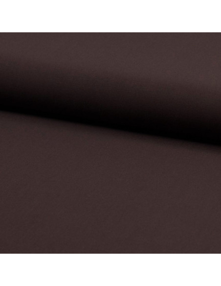 Dark brown viscose twill fabric