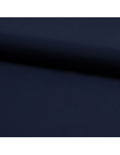 Dark navy viscose twill fabric