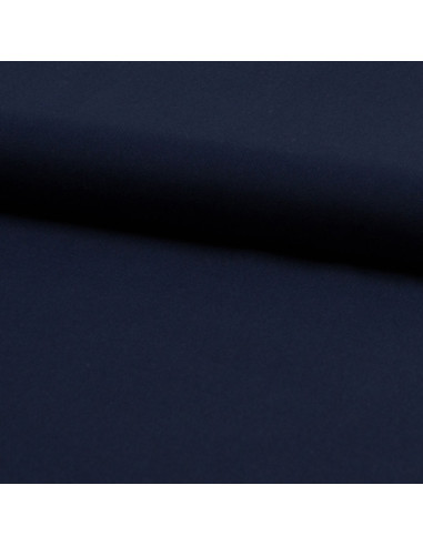Dark navy viscose twill fabric