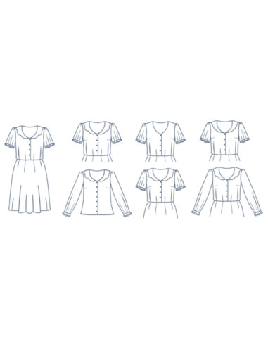 Dress pattern - Comet - Lise Tailor