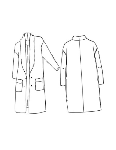 Pam Coat Pattern - Maison Fauve