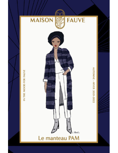 Pam Coat Pattern - Maison Fauve
