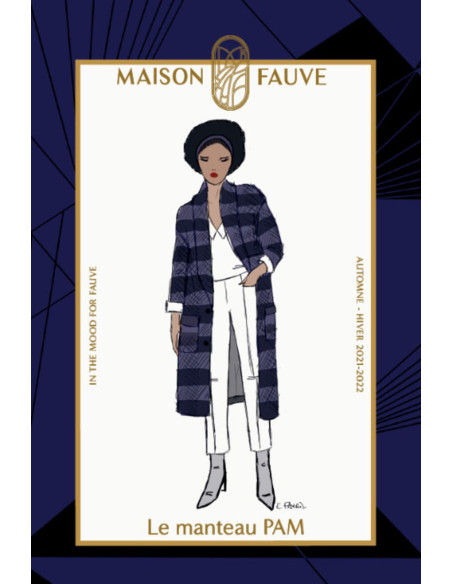 Pam Coat Pattern - Maison Fauve
