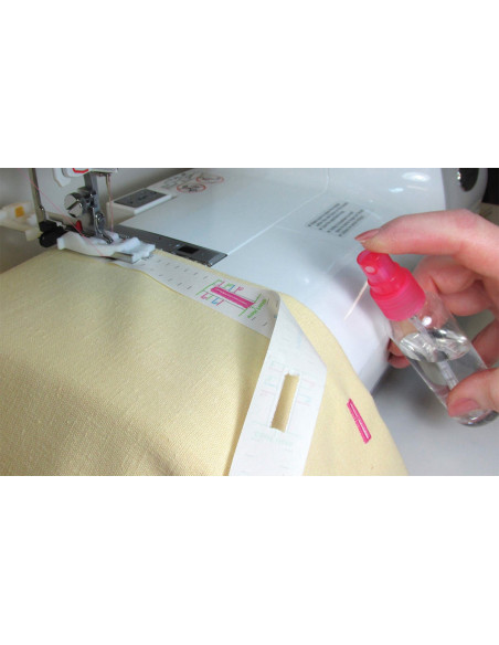 Water-soluble tape for buttonhole marking