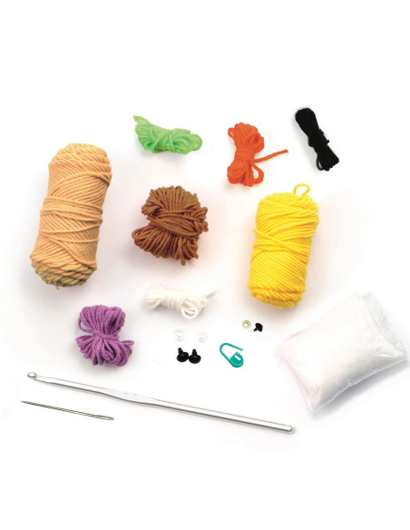 Amigurumi crochet kit - Mochi the beaver