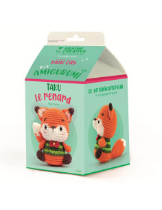 Amigurumi crochet kit - Taku the fox