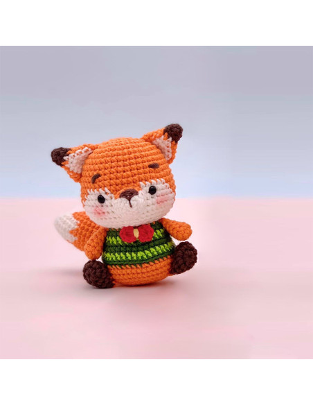 Amigurumi crochet kit - Taku the fox