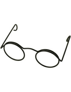 Set of 5 pairs of glasses for amigurumi 50 mm - Black