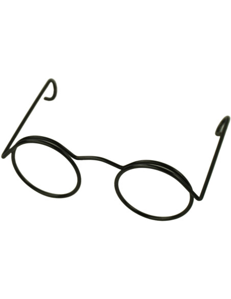 Set of 5 pairs of glasses for amigurumi 50 mm - Black