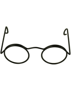 Set of 5 pairs of glasses for amigurumi 50 mm - Black 2