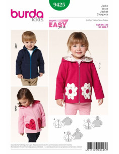 Jacket pattern - Burda 9425