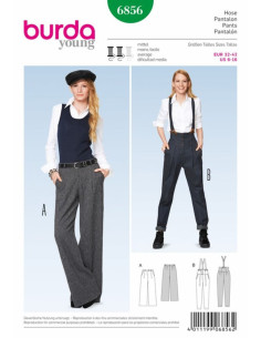 Pants pattern - Burda 6856