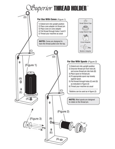 Thread holder for cones and spools Superior Thread Holder