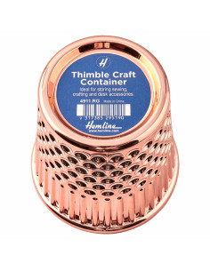 Decorative thimble - Rose gold 2
