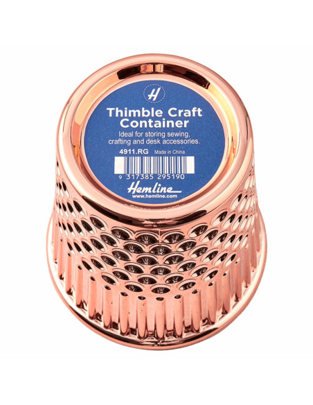 Decorative thimble - Rose gold
