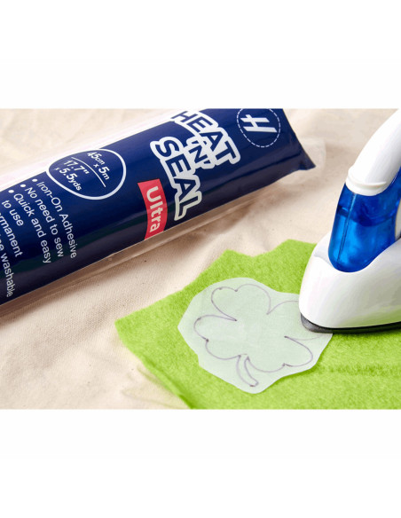 Iron-on paper for appliqué, quilting, and sewing 43 cm x 93 cm - Ultra