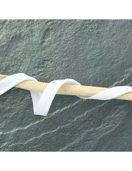 Polyester piping - White