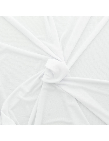 Powermesh lingerie fabric - White