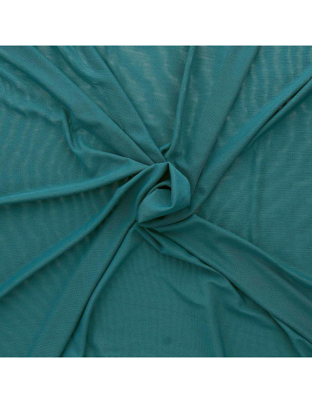 Dark Petrol Blue Powermesh Lingerie Fabric
