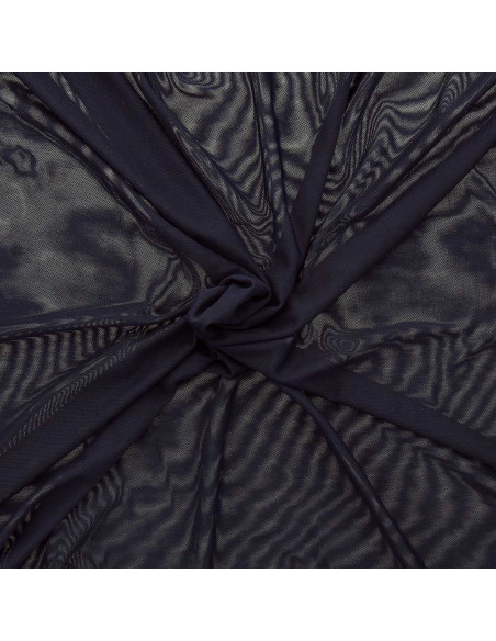 Dark Navy Powermesh Lingerie Fabric