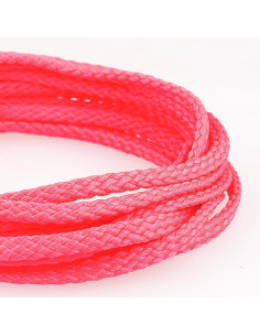 Flat cord anorak - Fluorescent pink