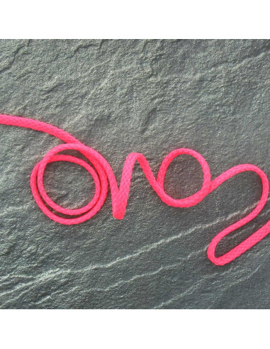 Flat cord anorak - Fluorescent pink