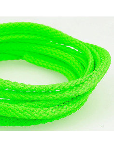 Flat cord anorak - Fluorescent green