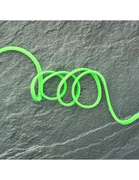Flat cord anorak - Fluorescent green