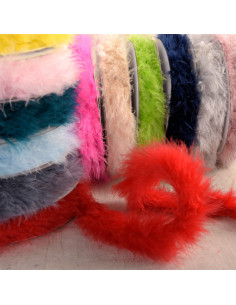 Marabou feathers - 5 m roll - Ivory 2