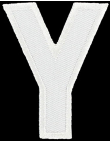 Iron-on patch letter Y