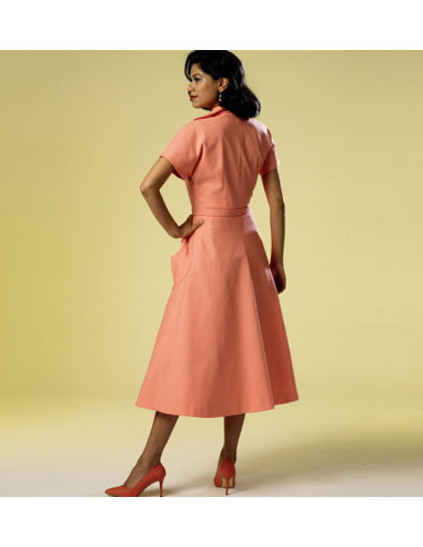 Dress and belt pattern - Butterick 6055