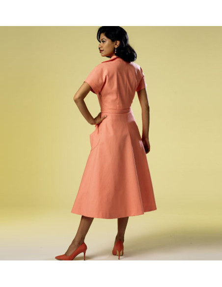 Dress and belt pattern - Butterick 6055