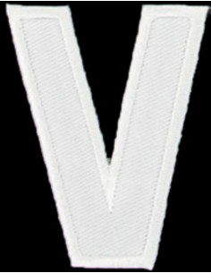 Iron-on patch letter V