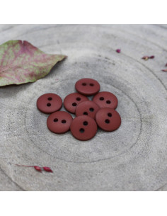Classic Mat Button - Rust