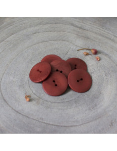 Palm Button - Rust