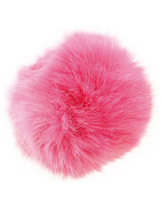 Faux fur pompom 10 cm - Fuchsia
