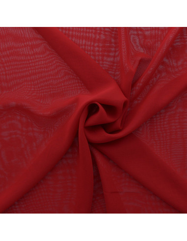 Chiffon fabric - Red