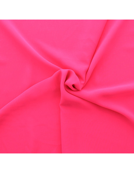 Chiffon fabric - Neon pink