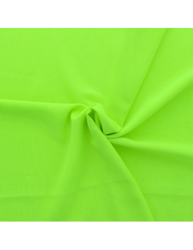 Chiffon fabric - Neon yellow