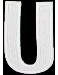 Iron-on patch letter U