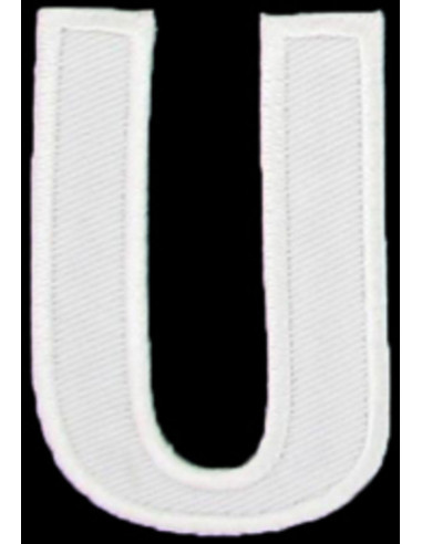 Iron-on patch letter U