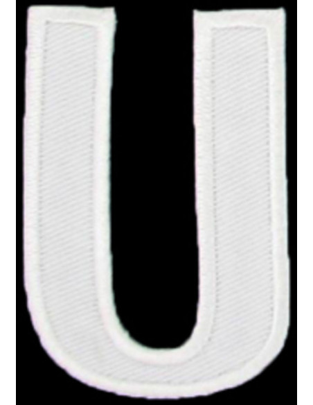 Iron-on patch letter U
