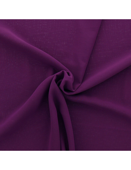 Chiffon fabric - Blackcurrant