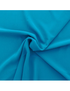 Chiffon fabric - Turquoise blue