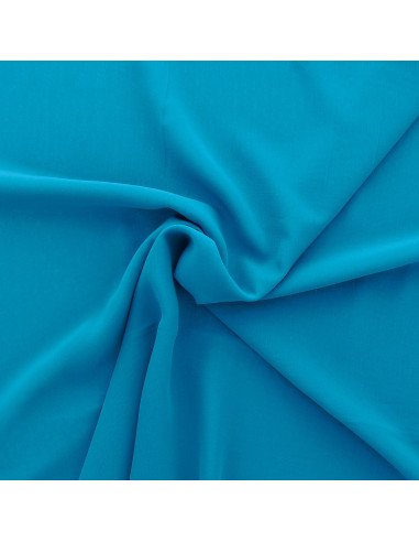 Chiffon fabric - Turquoise blue